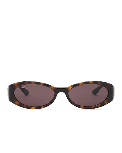 gucci hailey oval sunglasses|Gucci 56mm round sunglasses.